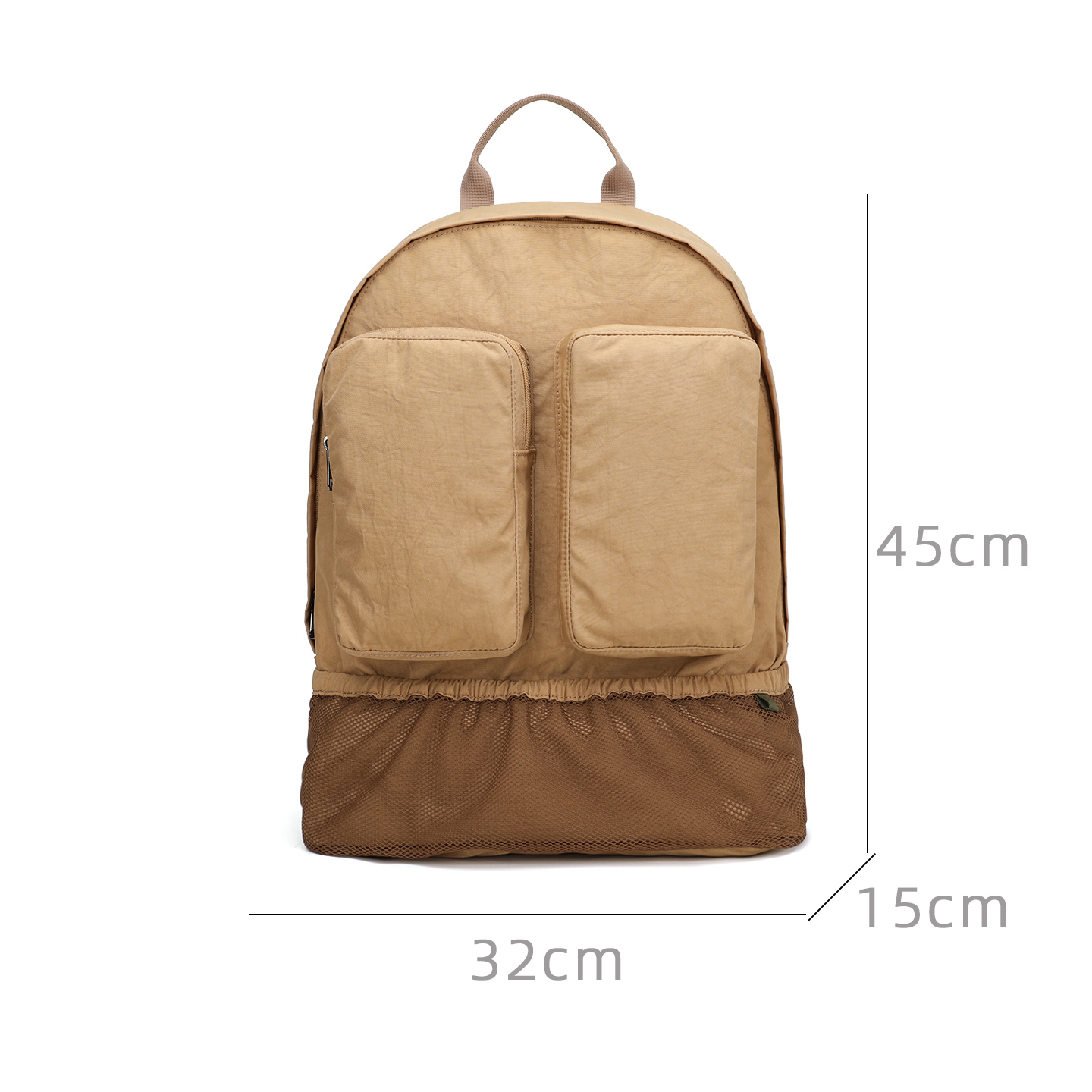 Large capacity backpack for men and women outdoor lightweight new commuting nylon travel computer backpack student backpack