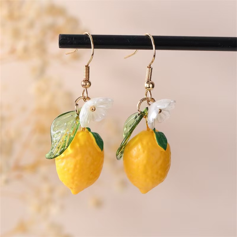 Women's Earrings Lemon Earrings Strawberry Fruit Earrings Jewelry Women's New Arrivals 2025 Gifts