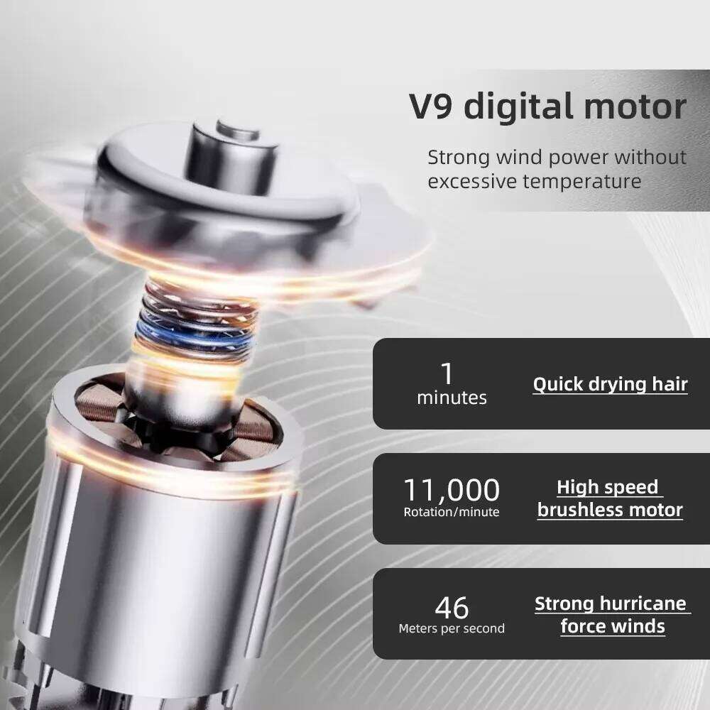 High-Speed Bladeless Dryer Negative Ion Hair Care High-Power,Silent Quick-Drying Portable, Suitable For Home And Travel High Quality