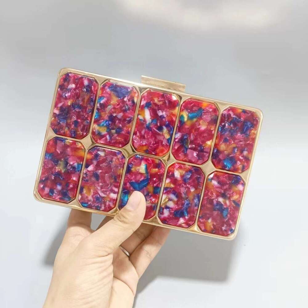 Hot-selling New Acrylic Evening Clutch Shoulder Crossbody Wedding Fashion Women's Bag