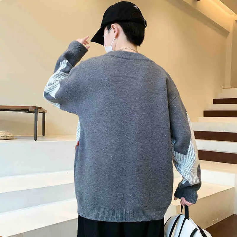 Autumn Winter Men Mock Neck Cashmere Sweater Cable Knitting Smart Casual Pullover Cashmere Knitwear High Quality Top B23 250806