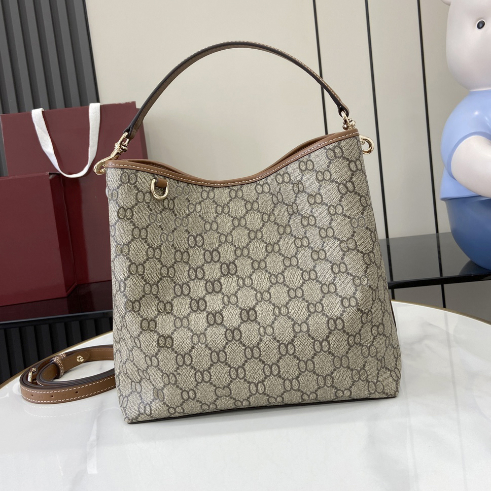 Tote bag Designer bag Shoulder bag Adjustable strap bucket bag High-quality canvas and leather handbag Mini women's tote bag Large capacity shopping bag Emblem bag New