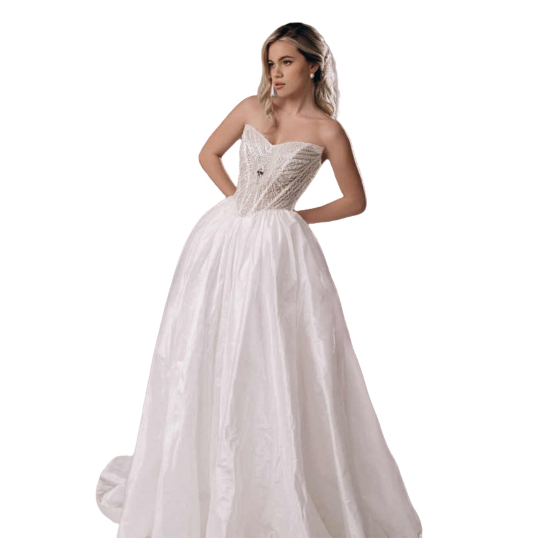 Luxury A-Line Wedding Dresses Sequins Beading High Neck Bridal Gowns Muslim Long Sleeve Customized Dress Vestido de novia Plus Size H251688