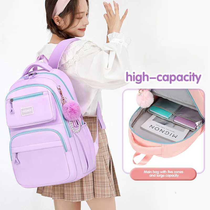 Large Capacity Student Backpacks Casual Waterproof Men and Women Oxford Cloth Backpack Fashionable Travel College School Bags M250811