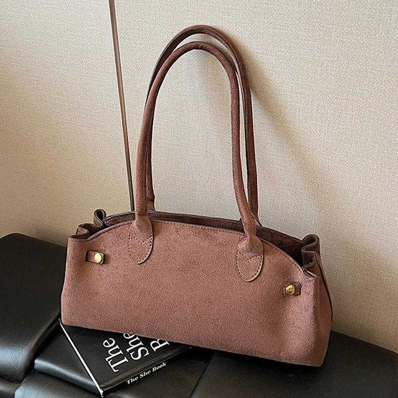 Suede Underarm for Women 2025 New High-end Handbag Commuting Large Capacity Shoulder Bag ddmymoon