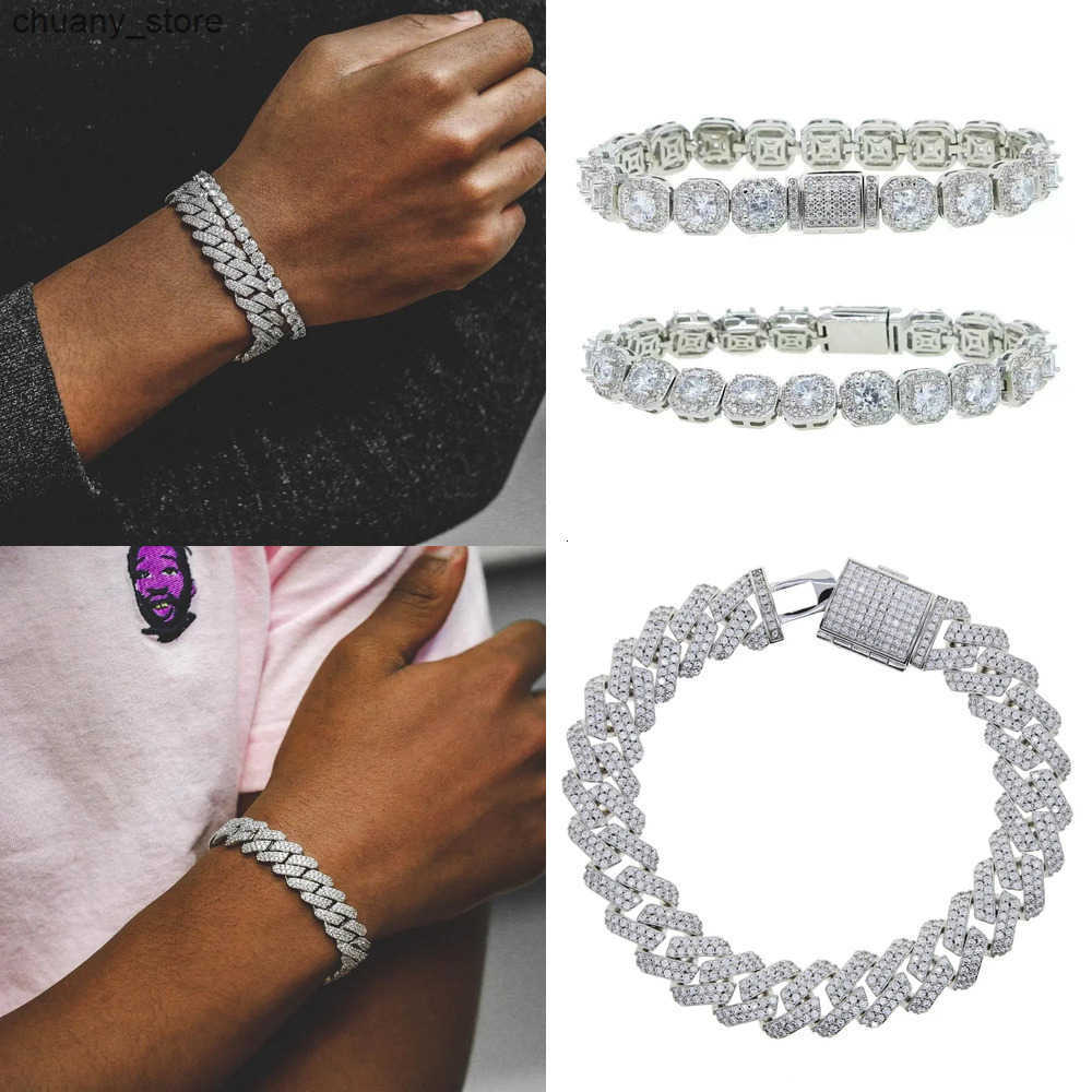 New fashion 12mm Width CZ Miami Cuban Link Chain Hip Hop Bling Micro Pave 5A Clear Cubic Zirconia Cuban Men Wholesale a3 L250811