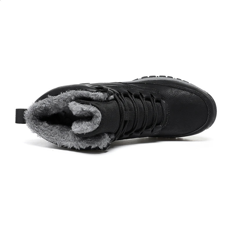 Snow Boots Men Lace Up Mens Shoes Breathable Winter Boots For Men Casual Men Shoe Waterproof Ankle Boots Footwear Work Shoes 250805