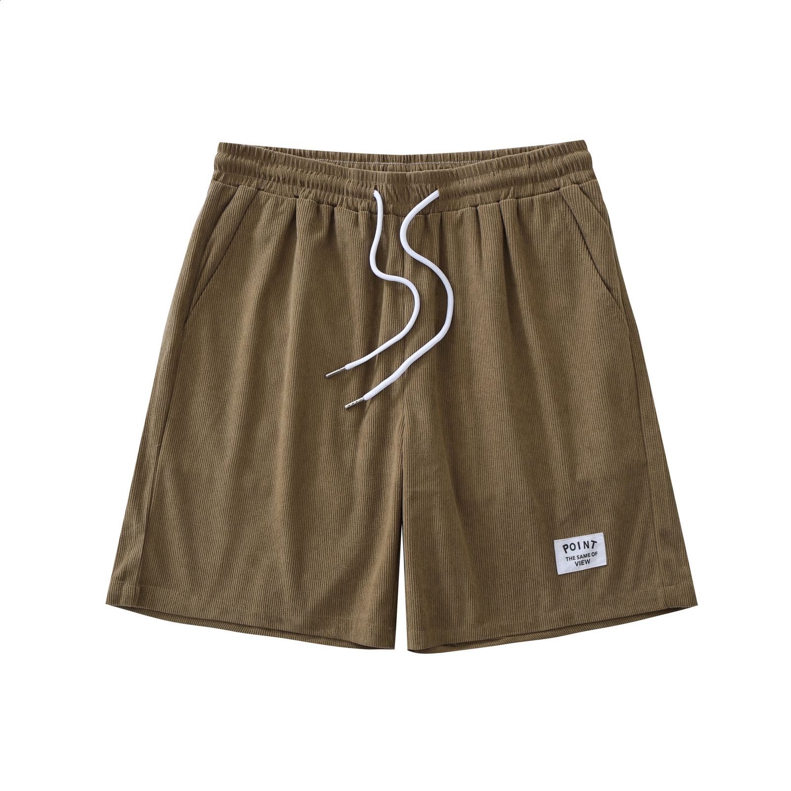 Summer Men Corduroy Shorts Casual Lightweight Loose fit Mens Beach Board Short Pants Trousers 250729