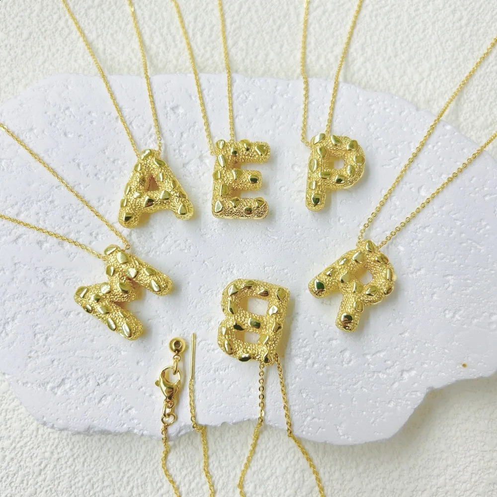 European and American personality trends exaggerated irregular A-Z26 letter pendant for necklace bracelet accessories material 250807