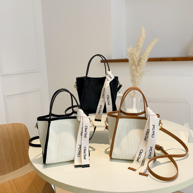 Fashion Large Capacity Handbag New Simple Mother-Daughter Bag Trendy Internet Celebrity Single Shoulder Crossbody Tote