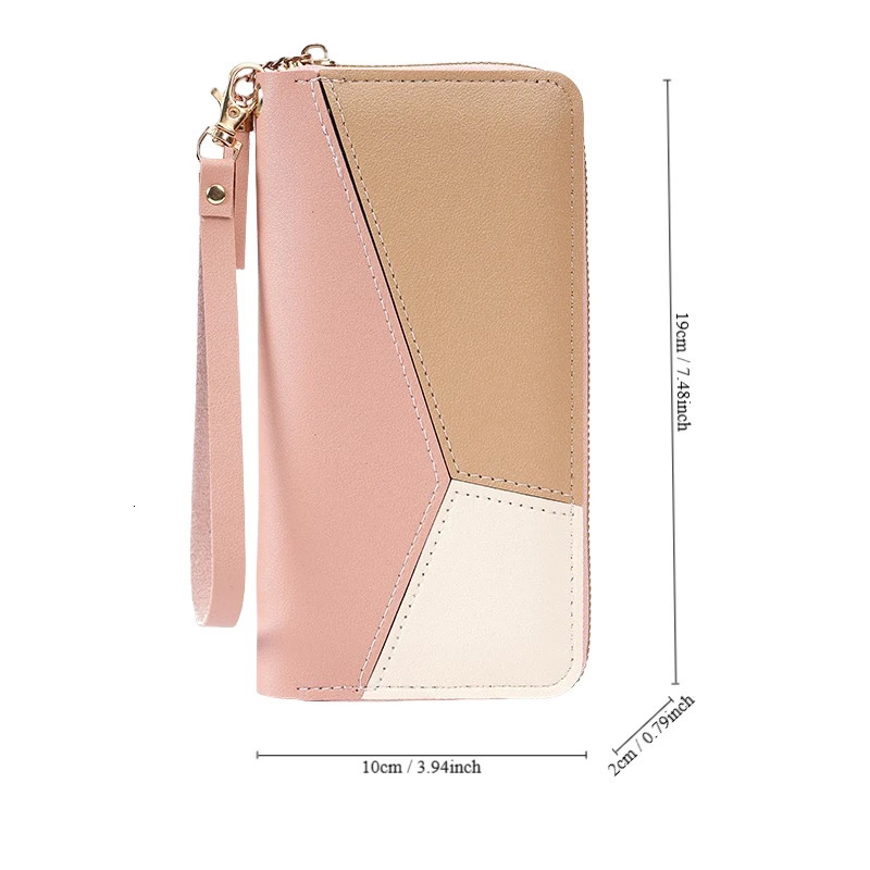 Korean version clutch wallet womens long zipper multifunctional Joker largecapacity mobile 250811
