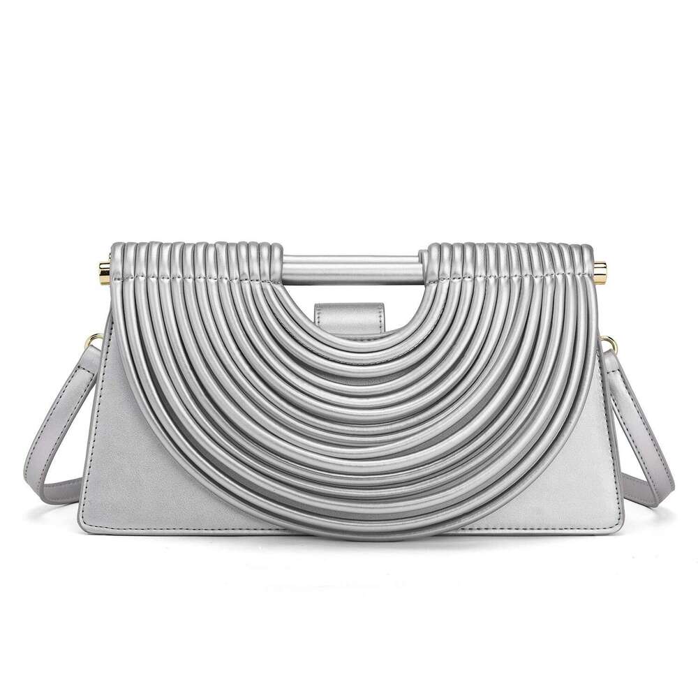 Handmade Design Knotted Woven Noodle Fashion Trendy Handheld Evening Single Shoulder Crossbody Bag