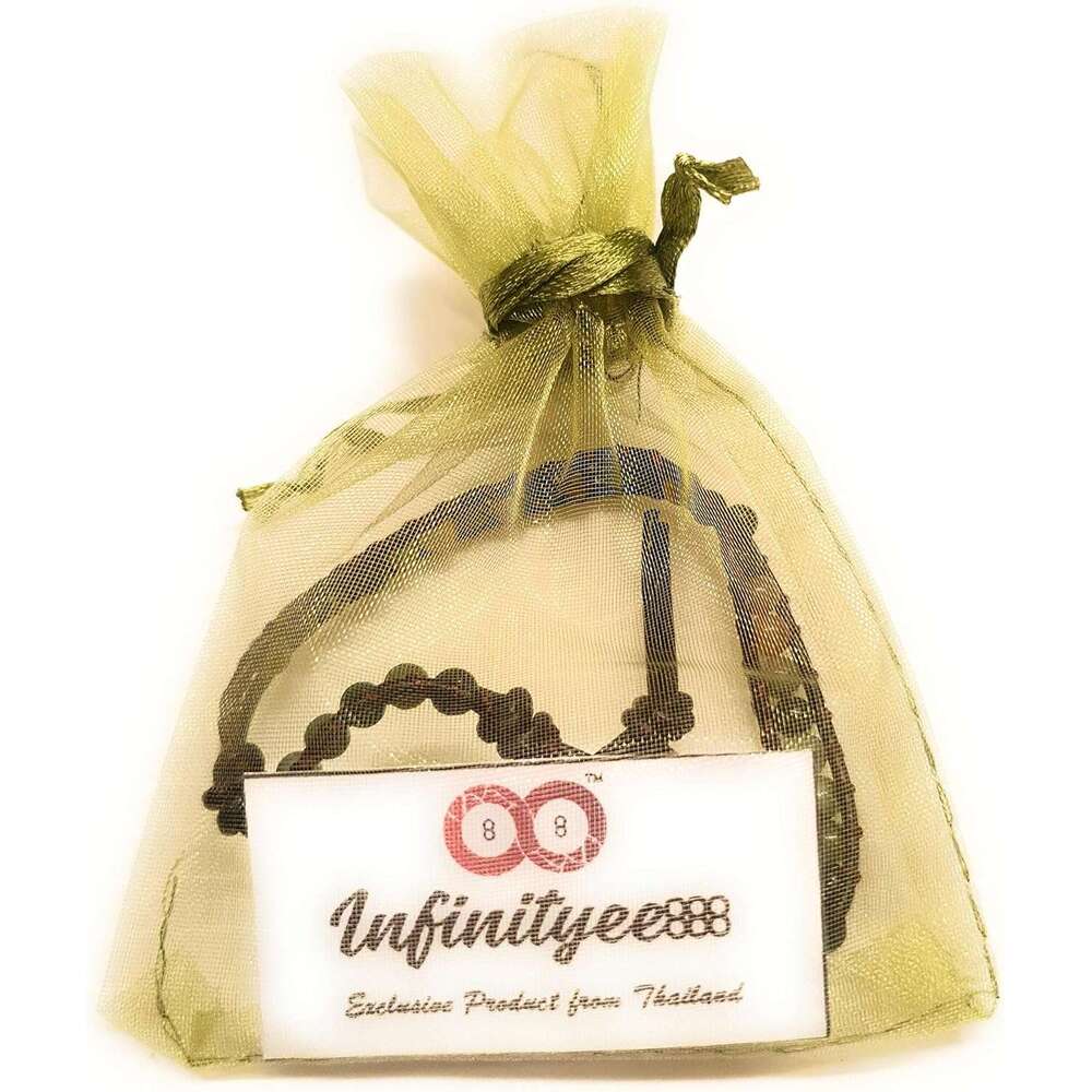 Infinityee888 Jasper Stone Ankle Bracelet 10 Inches Woven with Leather Cord Beautiful Handmade Hippie Bohemian Unisex Gift for Men and Women