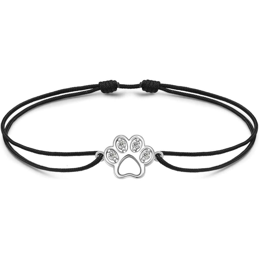 Sterling Sier Anklet for Women, Adjustable Handmade Rope Chain Waterproof Beach Jewelry