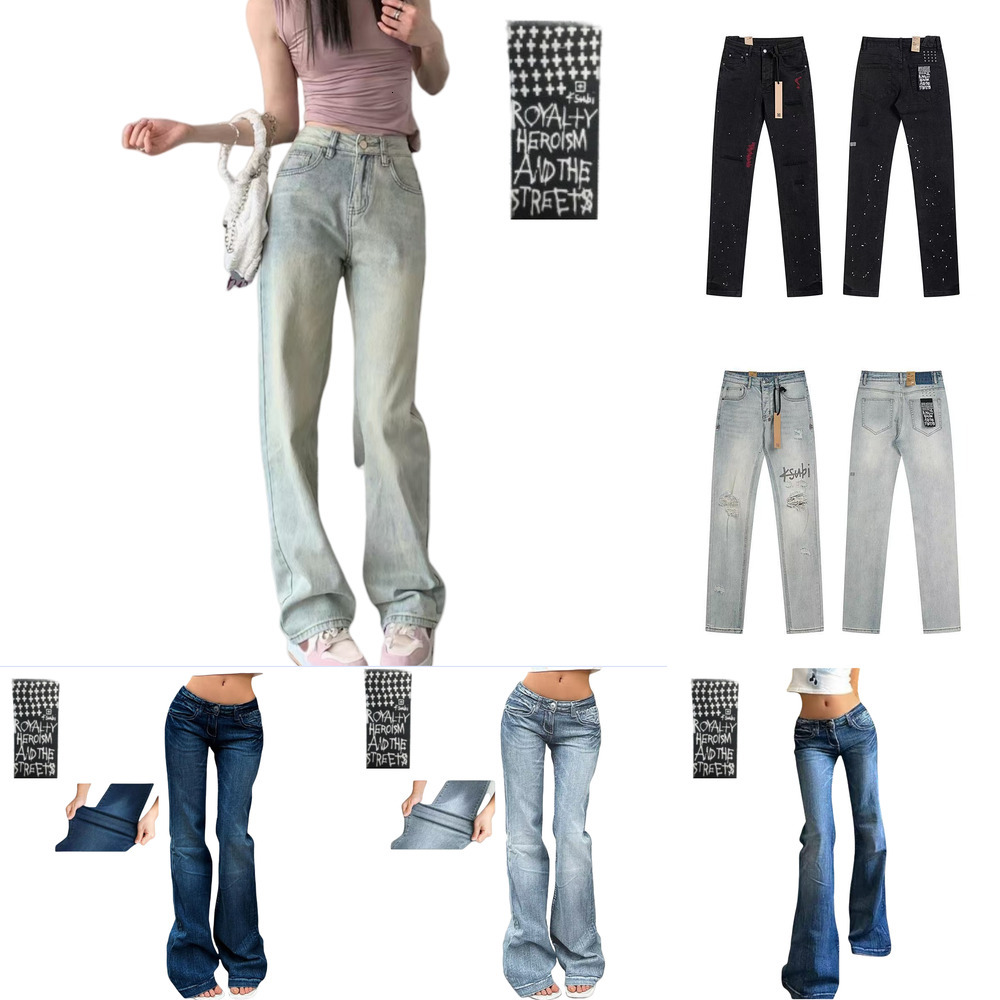 higher quality designer jean Ksubi Jerans Denim Shorts Women's Light Blue High Waisted Loose Thin With Holes And Tassels Summer Sexy Hot Pants