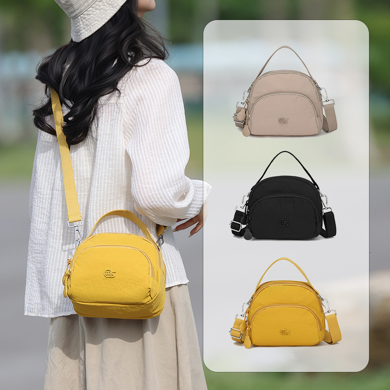 Ultra-light Waterproof Nylon Fabric Crossbody for Women 2025 New Casual Lightweight Multi-layer Shoulder Phone Bag ddmymoon
