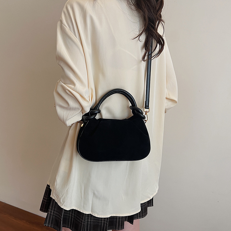 Korean Style for Women, Large Capacity 2025 New Pleated Shoulder High-End Casual Commuter Underarm Bag, Crossbody Bag ddmymoon