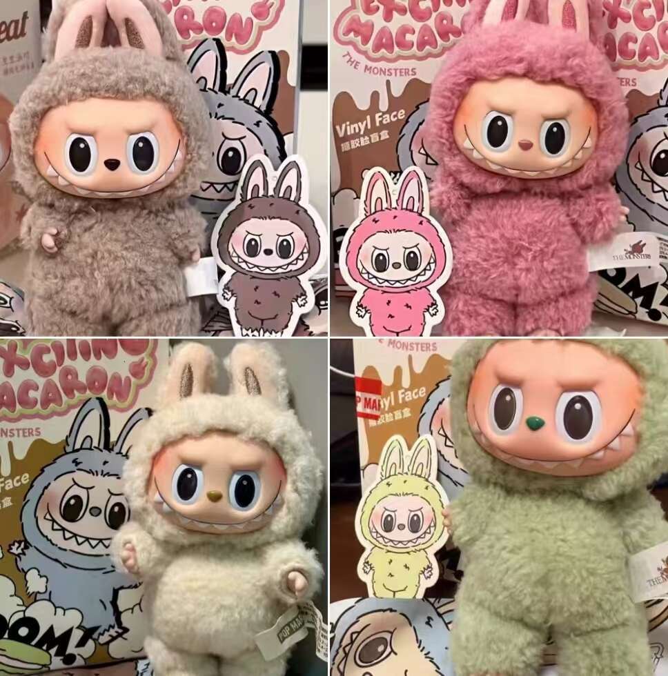 labubu V3 V2 V1 Monsters Big Into Energy SeriesBlind Kawaii Figure doll clothesDoll Seat Series Vinyl Face Doll Model Toy Blind Box Keychain1