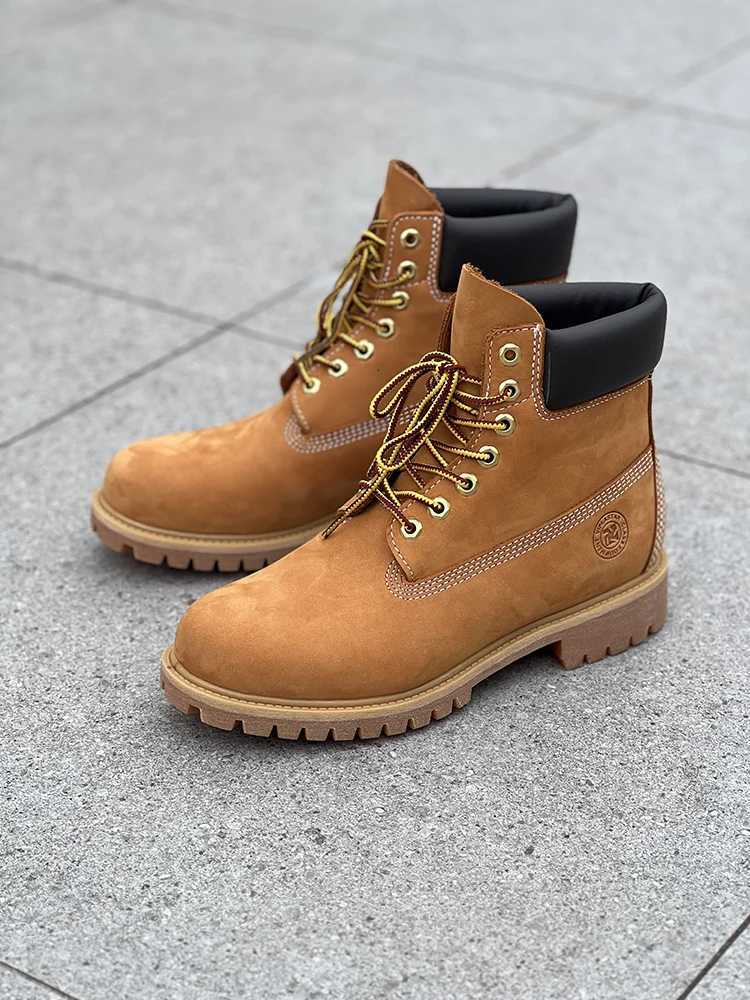 Men Fashion Outdoor Shoes Genuine Leather Boots 2025 Mens Casual Waterproof Boots W250811