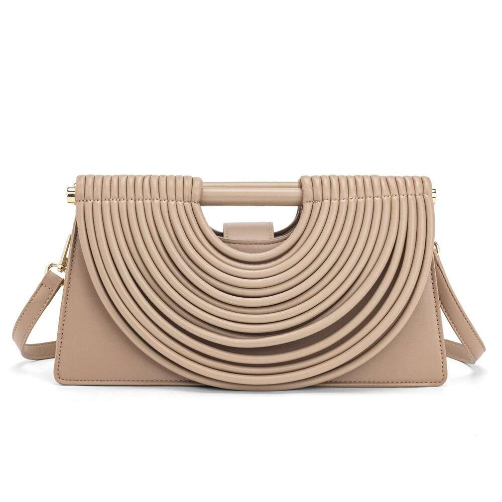 Handmade Design Knotted Woven Noodle Fashion Trendy Handheld Evening Single Shoulder Crossbody Bag