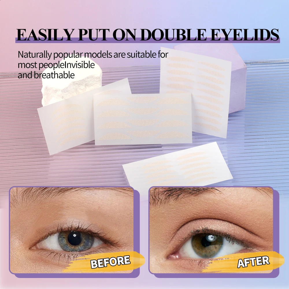 Wendy Lashes Double Eyelid Tape Sticker Self 600Pcs /1000Pcs Adhesive Eyelid Tape Stickers Makeup Clear Beige Invisible Tool 250807