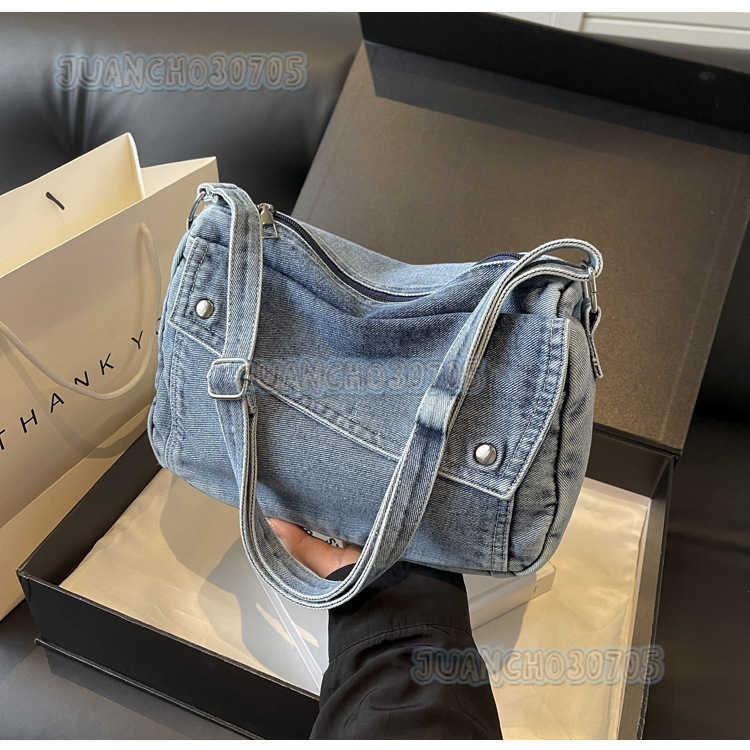 New Style Simple Crossbody Bag for Women 2024 Spring and Autumn Single Shoulder Bag Niche Tote Bag H250809
