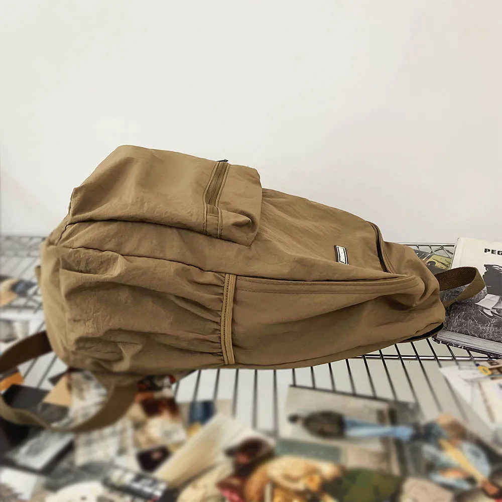 Foldable Backpack for Women Large Capacity Simple Korean Version Computer 250811