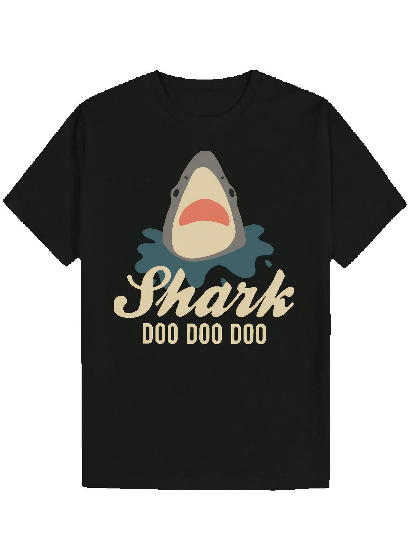 Men's Summer Casual Round Neck Polyester Animal Theme T-Shirt b1aea