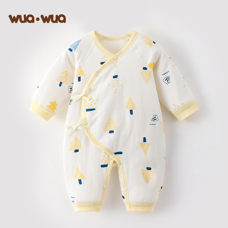 Soft Pure Cotton Baby Thermal Romper