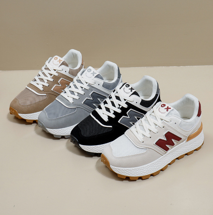 Free shipping design women's shoes versatile flat and durable sports shoes breathable and casual student anti-slip running shoes