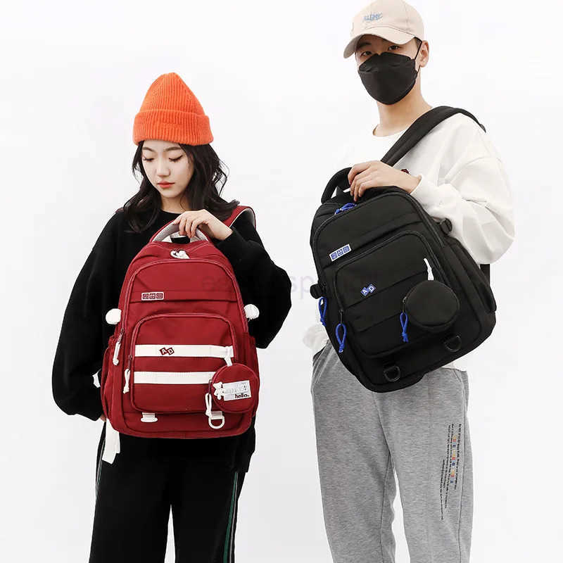 New Junior Middle School Student Girls Backpacks Boys 12 To 14 Years Lightweight Large Capacity Senior High School Bags For Teen T250811