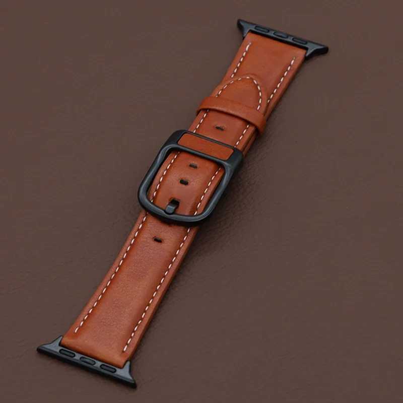 PU Leather Strap for Apple Watch Band 44mm 45mm 41mm 40mm 42mm 46mm Correa Bracelet iWatch Series 4 5 6 SE 7 8 9 10 Ultra/2 49mm W250811