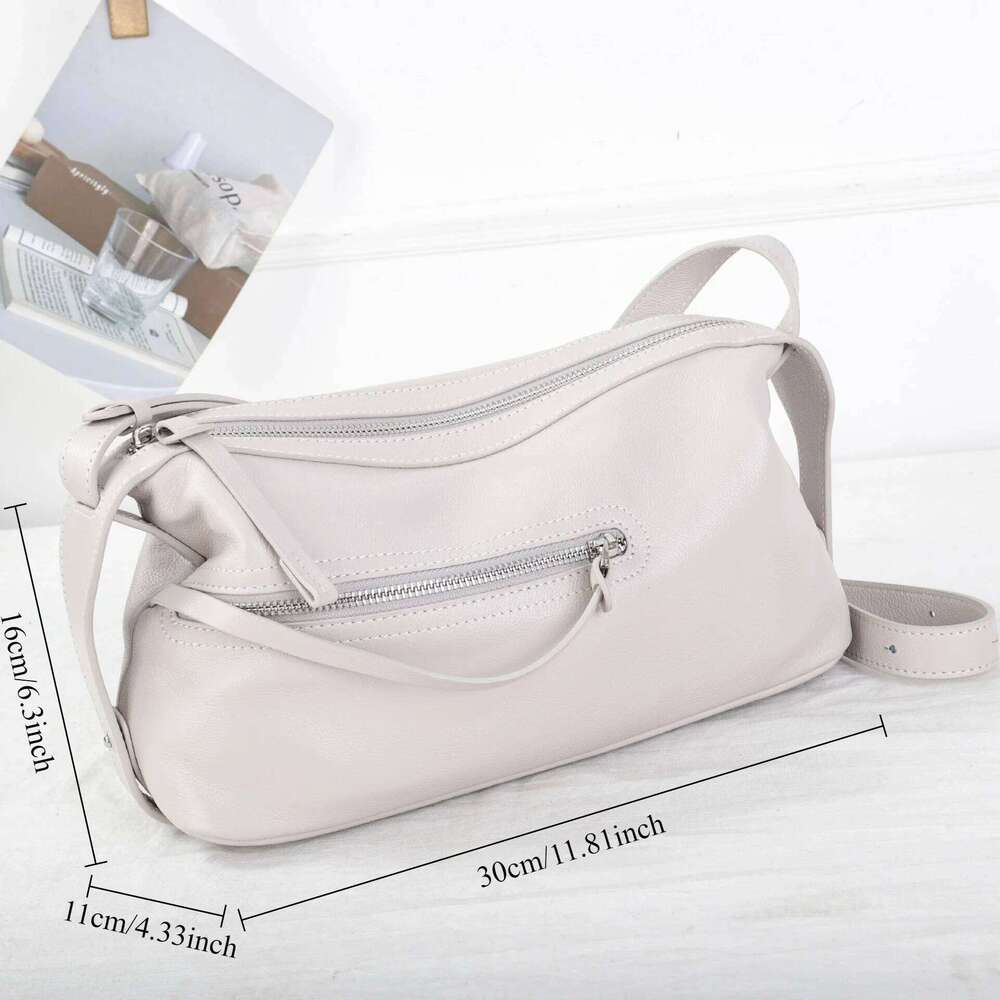 High Quality Cowhide Real Leather Crossbody Bowling for Women Ideal Commuter Bag Ladies Gift bag