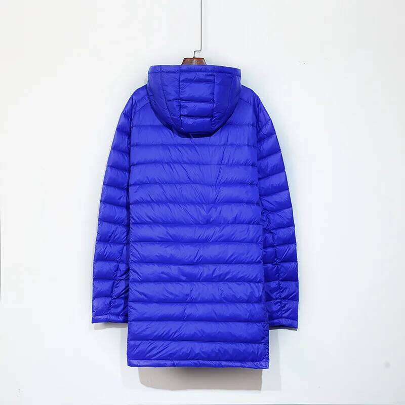 NewBang Plus 8XL Winter Long Duck Feather Parka Man Ultra Light Down Jacket Men Lightweight Warm Puffer Jackets