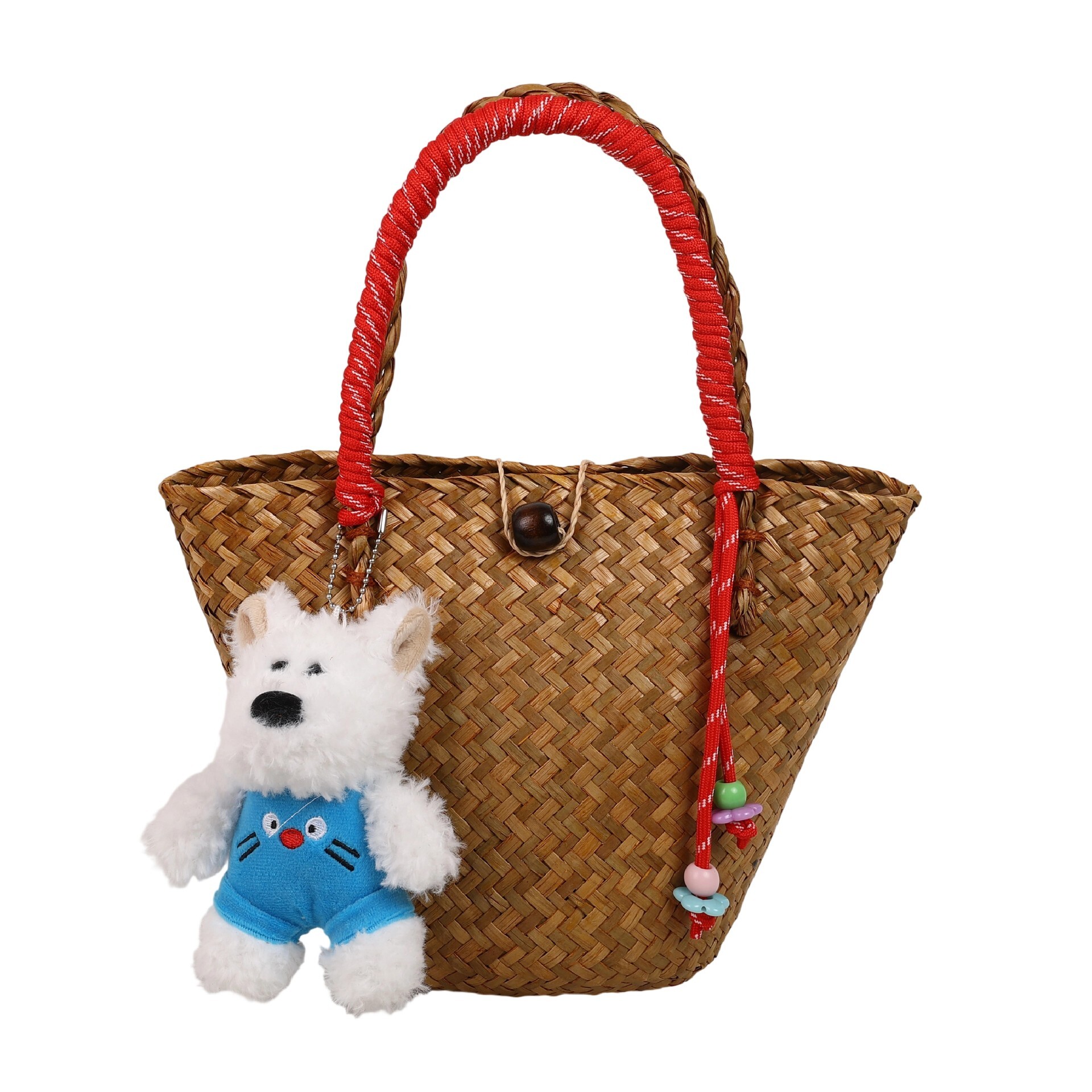 Western Style Simple Casual Trendy Straw Bag 2025 Summer New Niche Design Women's Unique Handbag ddmymoon