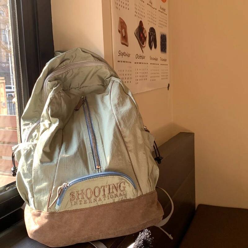 Large Capacity Shoulder Student Schoolbag New Leisure Fashion Women Waterproof Nylon Backpack Travel Bag high-quality