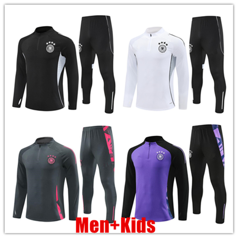 25 26 Germany soccer tracksuit Jacket Set KROOS GNABRY WERNER GOTZE football shirt Sportswear 2024 25 26 New Germany World Training Suit Cup Men kids kit