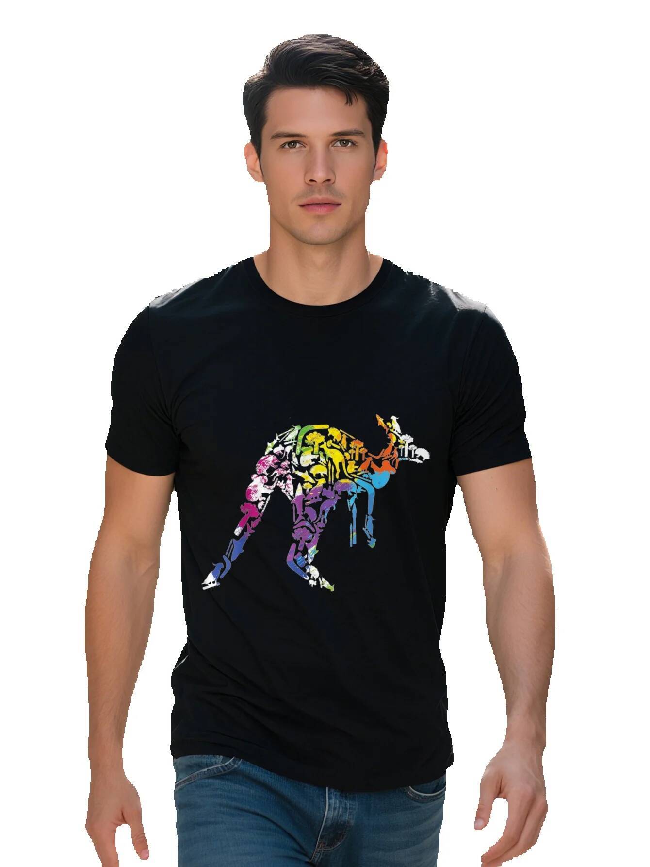 Men S g Cotton Australia Animal Lover Gift Australian Zoo Keeper Kangaroo T-shirt