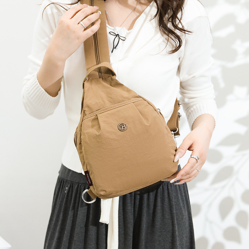 Waterproof Nylon Fabric Backpack for Women, New Multifunctional Chest Bag, Commuter Backpack, Lightweight Multi-use Shoulder Bag ddmymoon