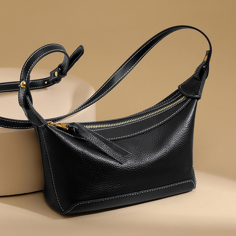 Niche Kite Single Shoulder Underarm for Women High-end Light Luxury Fashion Commuter Cowhide Crossbody Wanderer Bag ddmymoon