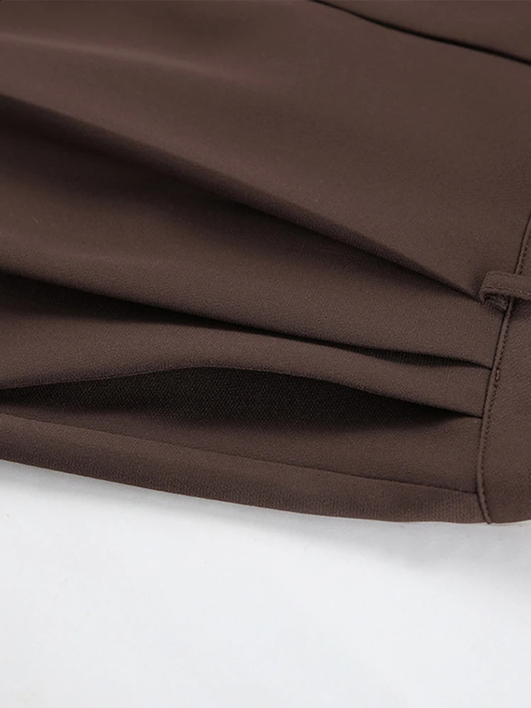 Strapless Vest Trouser Sets Women Sexy Backless Sleeveless Tops Wide Leg Pants Suit Female Summer Front Split Lady Outfits 250806
