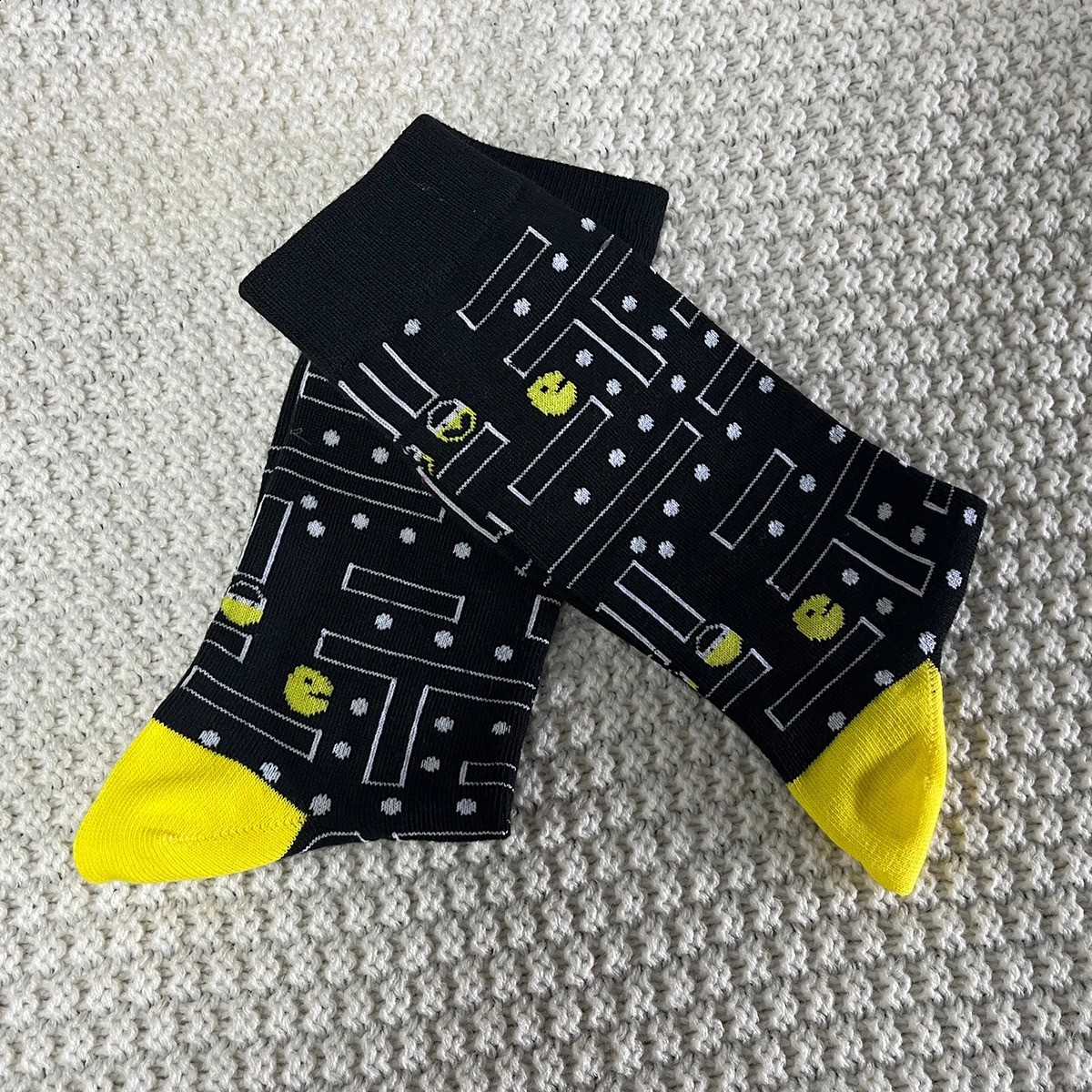 1 Pair Unisex Old School Game Sock Trendy Fashionable Suit In All Seasons For Daily Street 250805