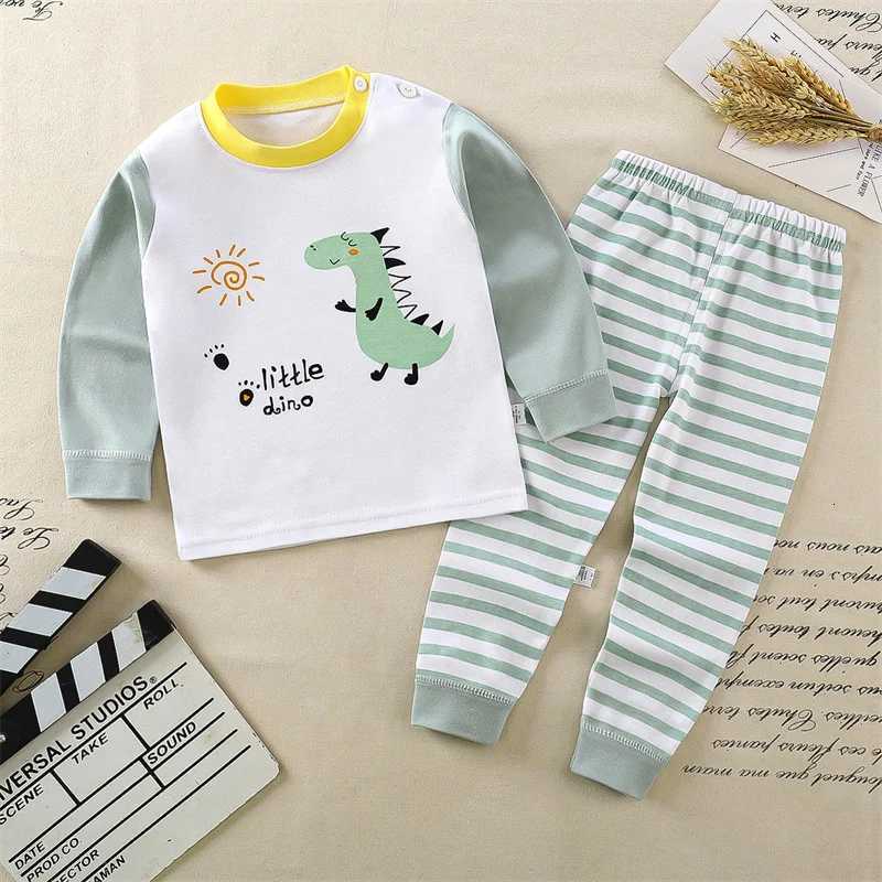 Kids Tops+Shorts 2-Piece Clothing Set Printing Autumn Boys Girls Baby Cotton Tracksuit Casual Clothes Suit 1-6 Years Old Z250811