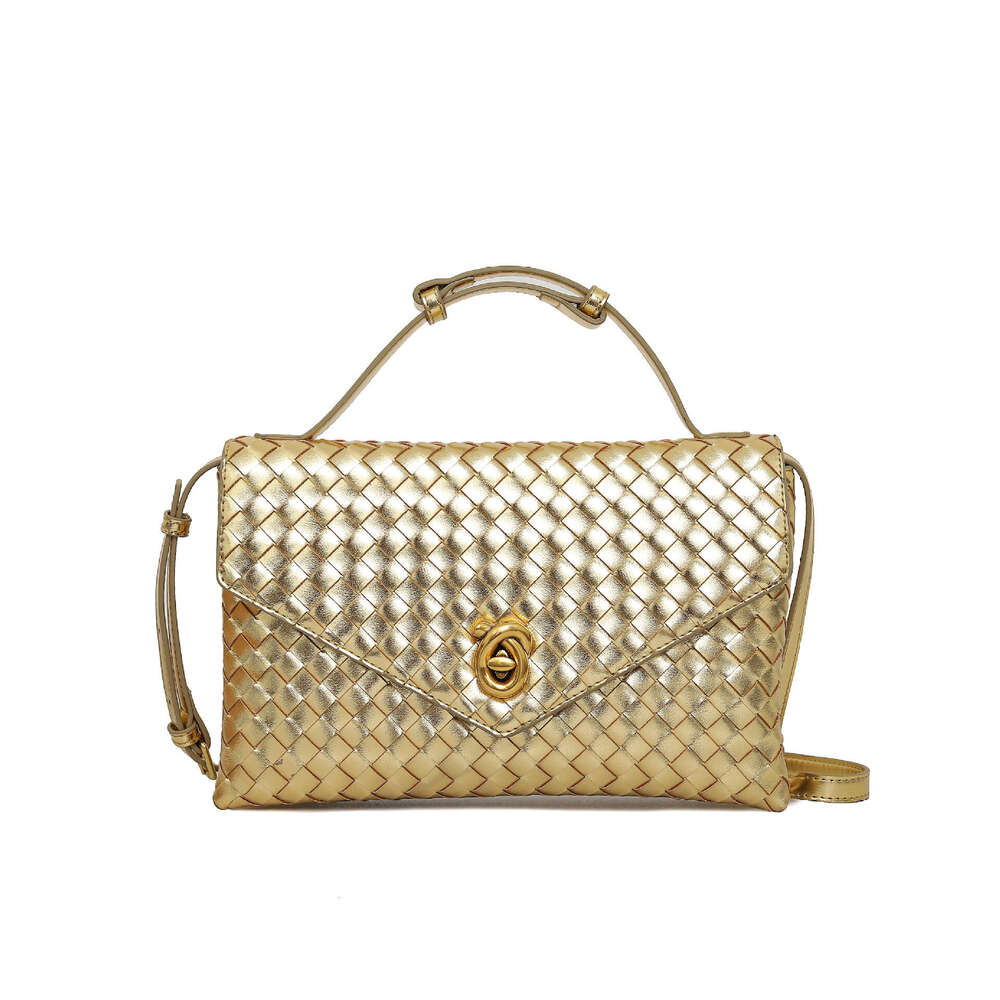 2025 Spring/Summer New Niche Design Women's BV Woven Clutch Evening Bag
