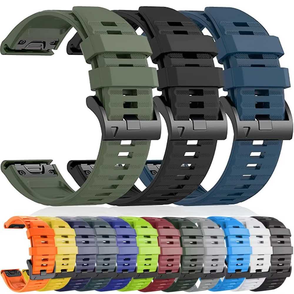 QuickFit Silicone 22 26mm Strap for Garmin Fenix sh 6 sh Pro sh 7 sh 5 Plus Fenix 8 E Watchband Forerunner 955 965 Tactix 8 Bracelet W250811