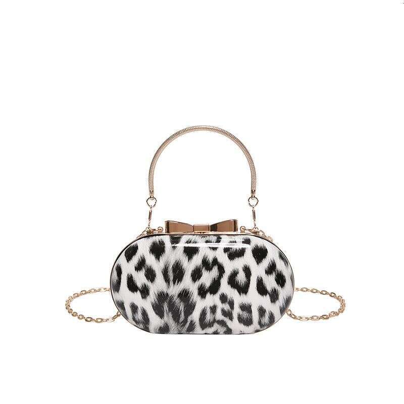 Trendy Leopard Print Handbag 2025 New Summer Fashion Chain Shoulder Elegant Women's Bag