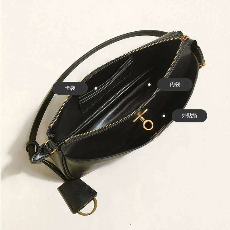 Top quality Rodeo Split Leather Black cowhide Totes Gold Buckle Shoulder Bags Fashion Women Handbags
