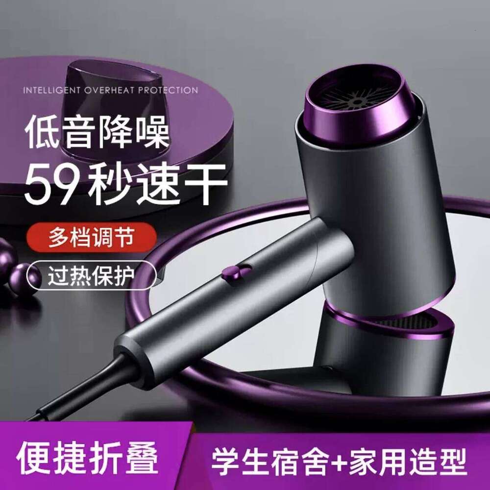 Professional Salon Hair Dryer With Ionic Heat Protection Portable For Home Travel-For Household & Hotel Use High Quality