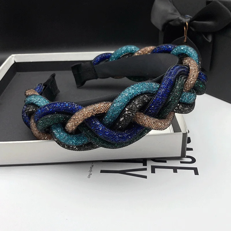 in temperament Hair bands hoop accessories hairband womens fashionable French girl high skull headband hair woman 250805