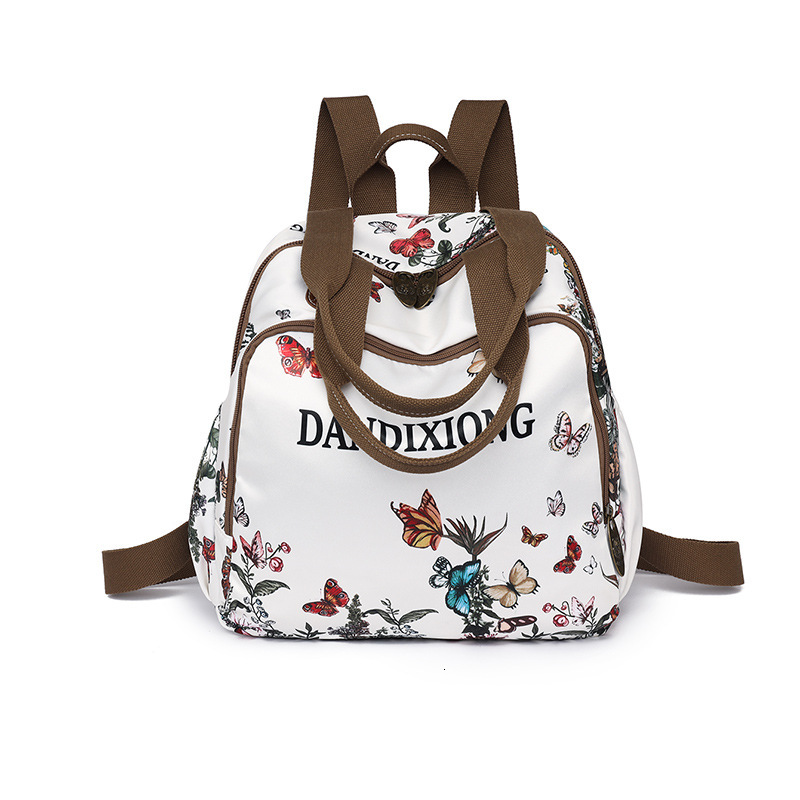 Trendy Fashion Printed for Women New Casual Lightweight Outdoor Large Capacity Travel Backpack Multi-use School Bag ddmymoon